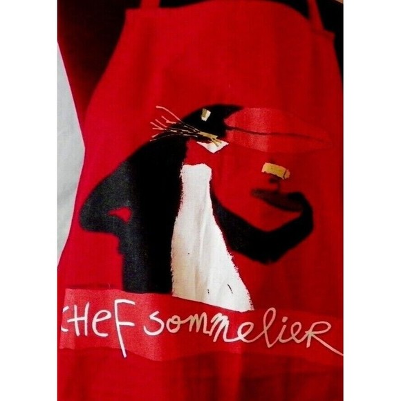 Alma‎ Mater Chef Sommelier kitchen Apron with Tags - Picture 2 of 7